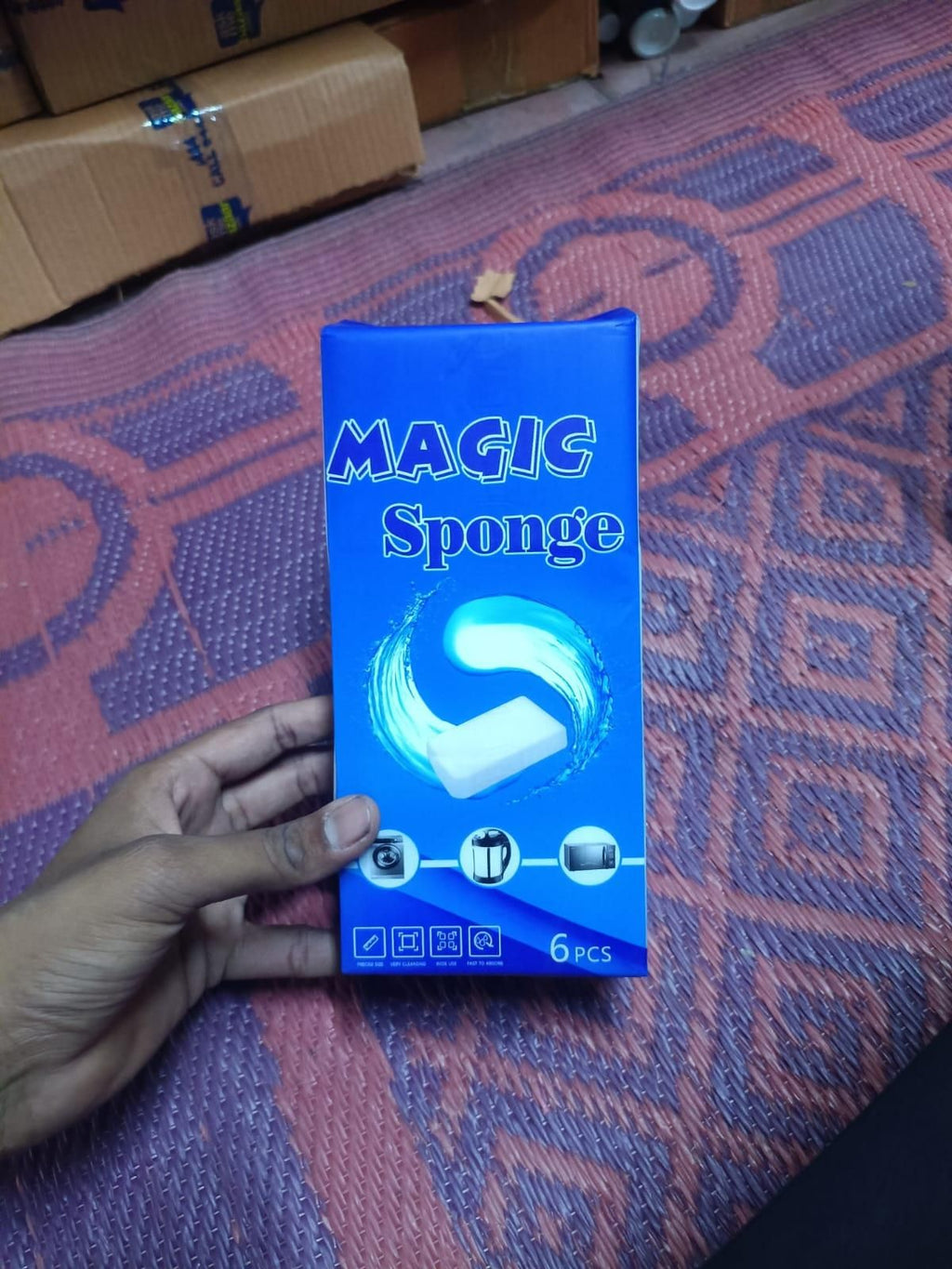 Magic Eraser Cleaning Sponge (Pack of 1 - 6 in each Box)